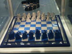 Inženýrské šachy - místo figur koncovky od kabelů